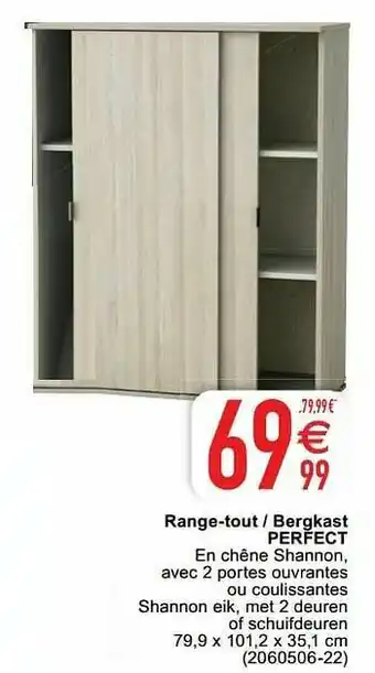 Range-tout - bergkast perfect