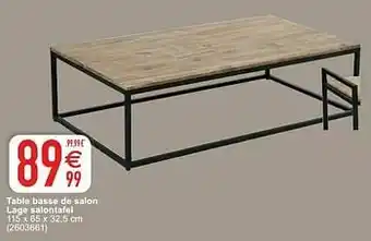 Table basse de salon lage salontafel