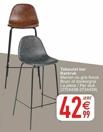 Cora Tabouret bar barkruk aanbieding