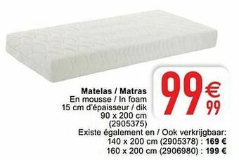 Cora Matelas - matras aanbieding