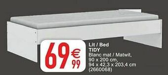Cora Lit - bed tidy aanbieding