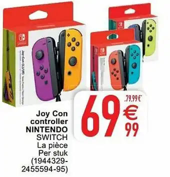Cora Joy con controller nintendo switch aanbieding