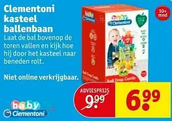 Kruidvat Clementoni kasteel ballenbaan aanbieding