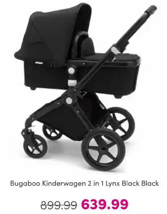 Baby & Tiener Bugaboo Kinderwagen 2 in 1 Lynx Black Black aanbieding
