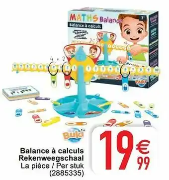 Balance à calculs rekenweegschaal