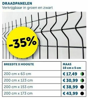 Zelfbouwmarkt Draadpanelen aanbieding