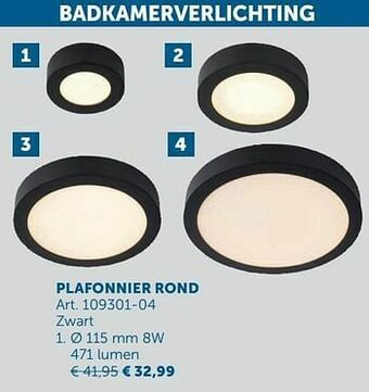 Zelfbouwmarkt Plafonnier rond aanbieding