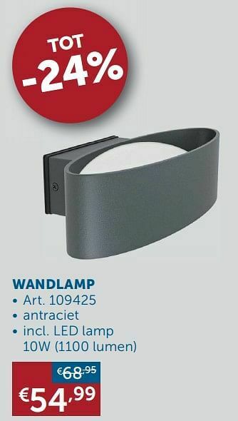 Zelfbouwmarkt Wandlamp aanbieding