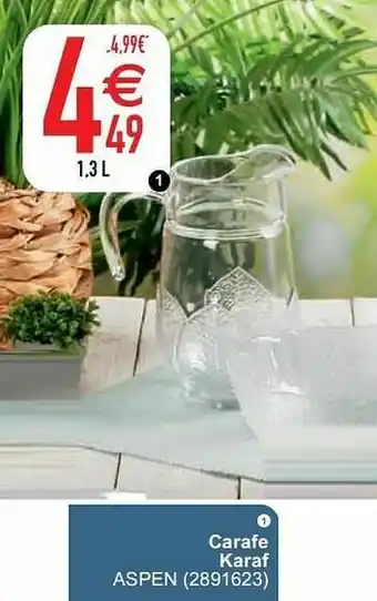 Cora Carafe karaf aspen aanbieding