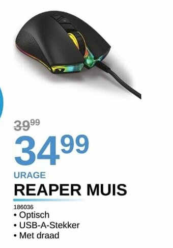 AUVA Urage Reaper muis 186036 aanbieding