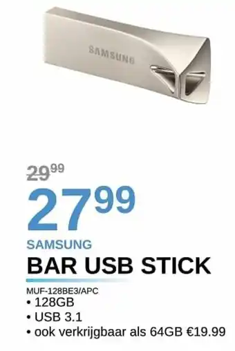 Samsung Bar usb stick MUF-128BE/APC