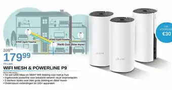 TP-LINK wifi mesh & powerline p9 DECO P9 (3-pack)