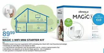 AUVA DEVOLO Magic 1 wifi mini starter kit 8565 aanbieding