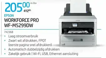 AUVA EPSON workforce pro WF-M5299DW 742368 aanbieding
