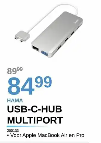 HAMA usb-c-hub multiport 200133