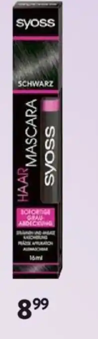 Di Syoss haar mascara aanbieding