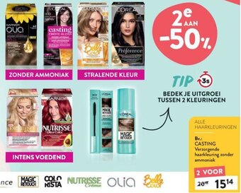 Di Casting verzorgende haarkleuring zonder ammoniak aanbieding