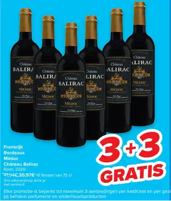 Carrefour Frankrijk Bordeaux Médoc Château Balirac aanbieding