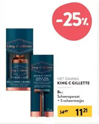 King c gillette Scheeraparaat + 5 scheermesjes