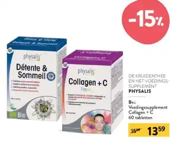 Physalis voedingssupplement Collagen + C 60 tabletten