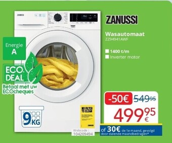Eldi Wasautomaat aanbieding