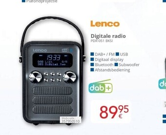 Eldi Digitale radio pdr-051 bksi aanbieding