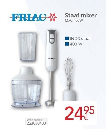 Eldi Staaf mixer mxc 400w aanbieding