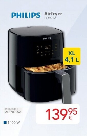 Eldi Airfryer hd9252 aanbieding