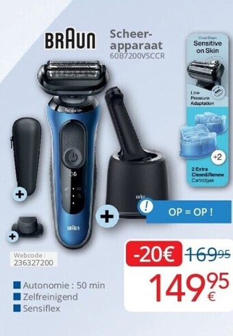 Eldi Scheerapparaat 60b7200vsccr aanbieding