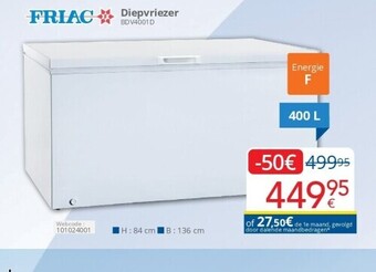 Eldi Diepvriezer bdv4001d aanbieding