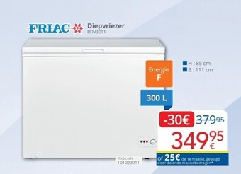 Eldi Diepvriezer bdv3011 aanbieding