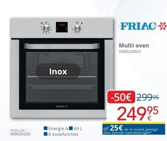 Eldi Multi oven iom5220dix aanbieding