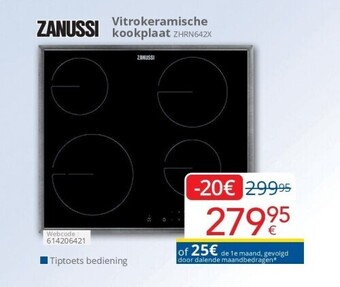 Eldi Vitrokeramische kookplaat zhrn642x aanbieding