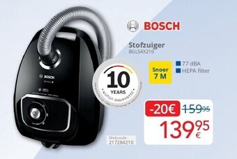 Eldi Stofzuiger bgls4x210 aanbieding