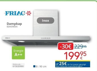 Eldi Dampkap bdk0900ix aanbieding