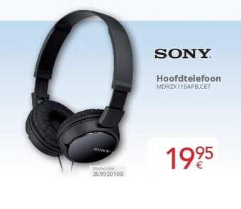 Eldi Hoofdtelefoon mdrzx110apb.ce7 aanbieding