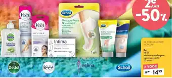 Di Veet Minima hypoallergene wasstrips gezicht 20 stuks aanbieding