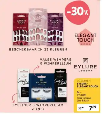 Eylure - elegant touch Valse wimpers Line & Lash