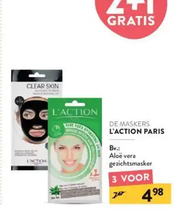 Di L'Action paris Aloe vera gezichtsmasker aanbieding
