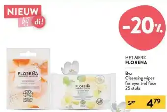 Florena Cleansing wipes for eyes and face
