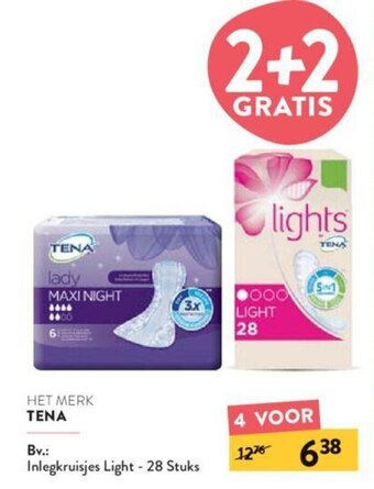 Di Tena Inlegkruisjes Light aanbieding