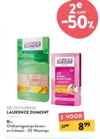 Di Laurence dumont Ontharingsstrips benen en lichaam 20 Wasstrips aanbieding