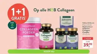 Holland & Barrett Hyaluronzuur & marine collageen complex 30 capsules aanbieding