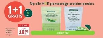 Holland & Barrett Erwten proteine 500 gram aanbieding