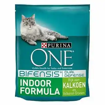 Zooplus 2x9,75kg Indoor Formula Purina One Kattenvoer aanbieding