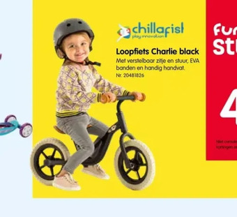 Loopfiets charlie black