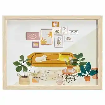 Kwantum Wanddecoratie Cenon Multicolor aanbieding