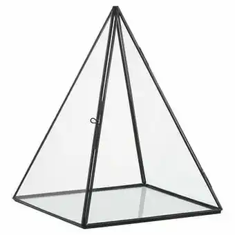 Terrarium Pyramide Zwart Helder