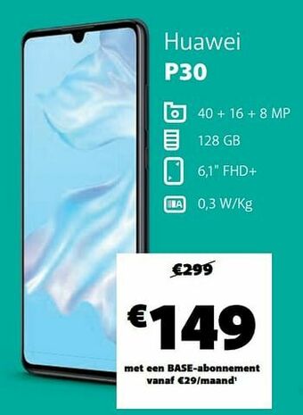 Base Huawei p30 aanbieding