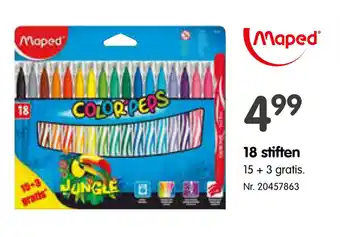 Fun Maped 18 Stiften aanbieding